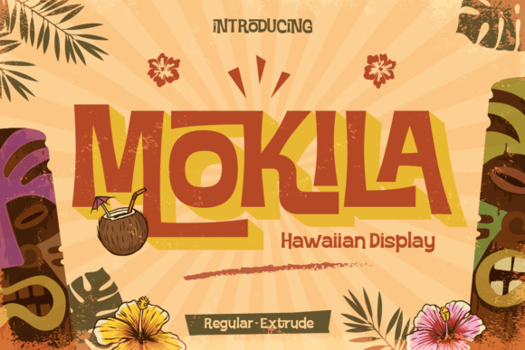 Discover the Vibrant World of Mokila: A Hawaiian Font with Island Charm
