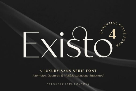 Existo: A Font That Redefines Modern Typography