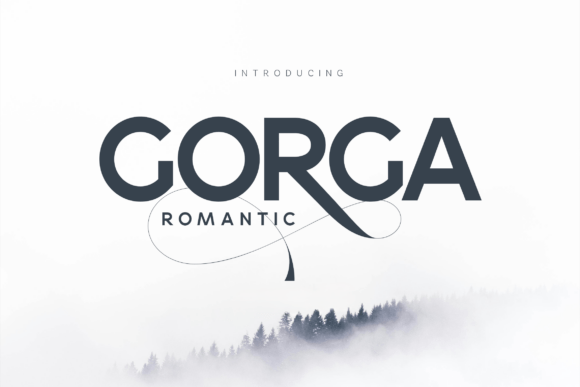 Gorga Romantic Font Guide