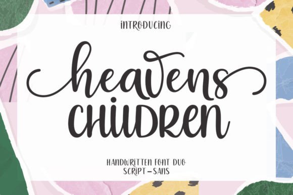 Heavens Children Duo: A Versatile Font for Creative Expression