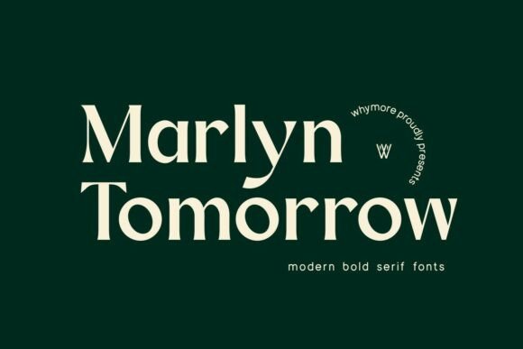 Marlyn Tomorrow: The Ultimate Luxury Minimal Serif Typeface for Modern Branding