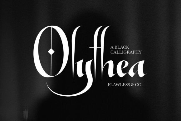 Olythea: A Timeless Calligraphy Font for Elegant Design