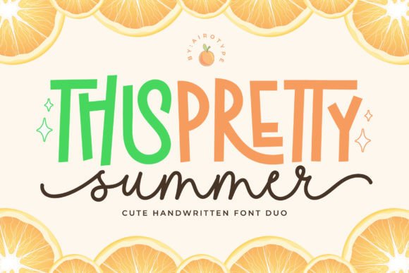 Pretty Summer: A Versatile Font Duo for Creative Expression
