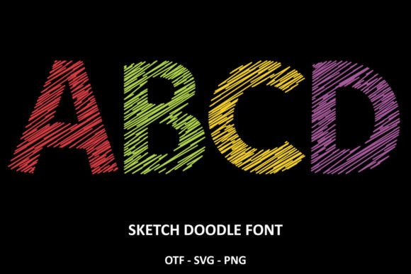 Sketch Doodles – The Ultimate Doodle Font for Creative Projects