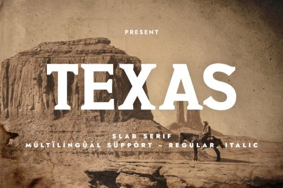 Texas: A Bold Typeface for the Wild West