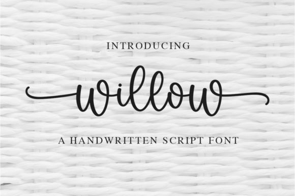 Willow: A Versatile and Elegant Handwritten Font for Modern Design