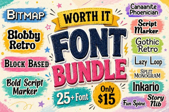 Worth It Font Bundle